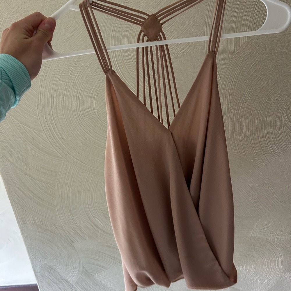 Elegant Tan Women's Top